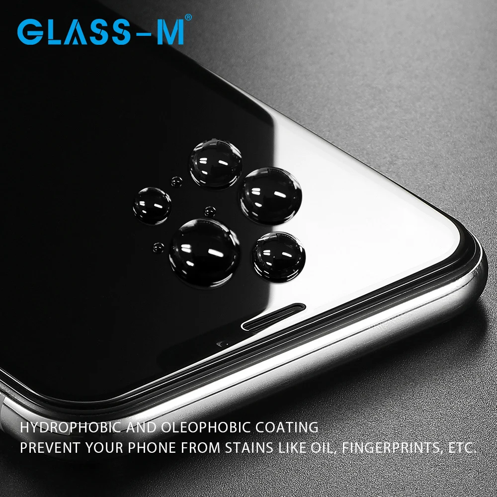 Изогнутое закаленное 3D стекло для iPhone xs max Защитная пленка экрана X XS XR Прямая