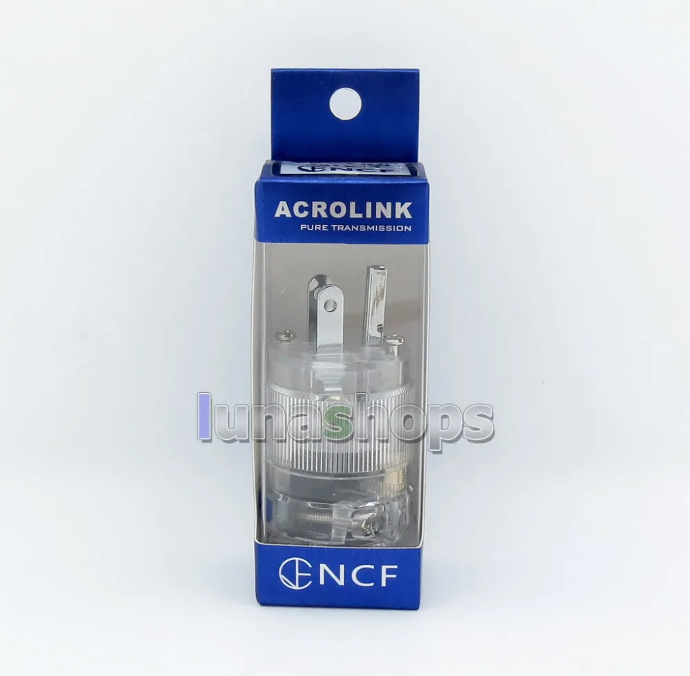 

Acrolink fp-25(R) Pure Transmission NCF Rhodium plated Power DIY Custom Male Adapter Plug LN005761