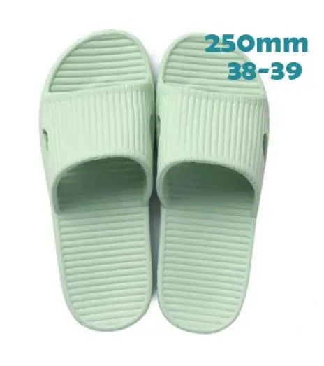 Light green 250mm Тапочки Xiaomi mijia мягкие женские, мужские, детские сандалии Нескользящие домашние тапочки для душа детские повседневные тапочки умный дом - Цвет: Light green 250mm