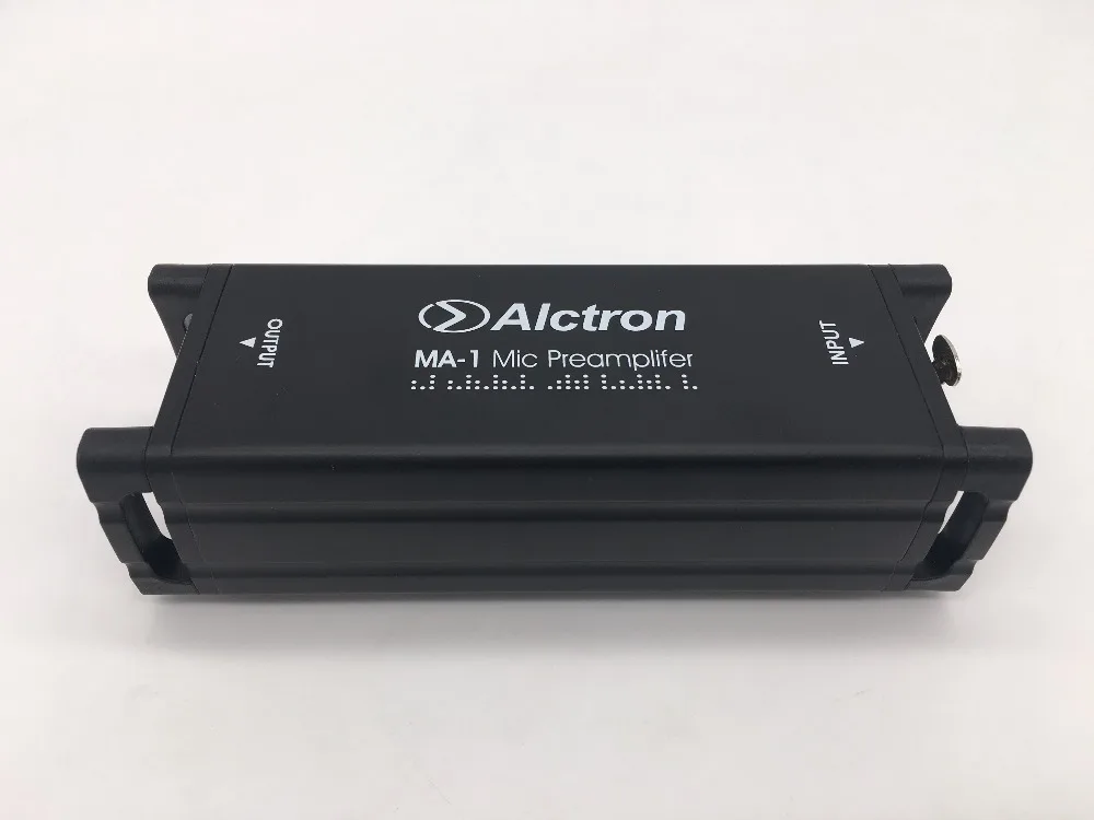 Alctron MA-1 профессиональный микрофонный предусилитель микрофонный усилитель для динамического микрофона и пассивного ленточного микрофона