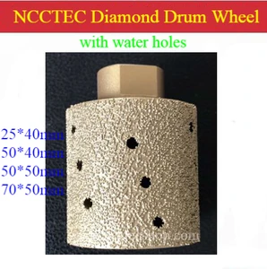 Алмазный шлифовальный барабан NCCTEC для шлифовки твердого гранита, 25*40 50*40 50*50 70*50 мм