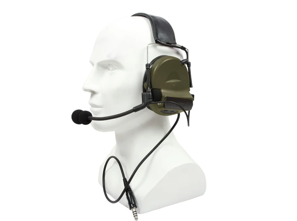 TAC-SKY COMTAC II силиконовые наушники Открытый тактический слуховой защиты шумоподавление пикап военные наушники FG