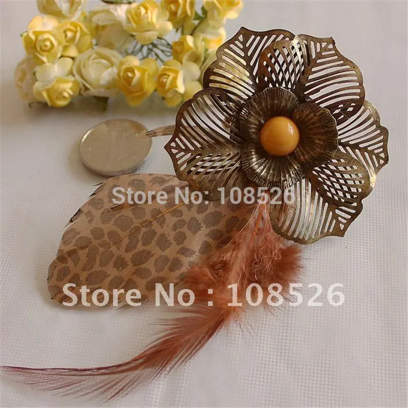 Бесплатная доставка новинка распродажа модное красивое кольцо с перьями для