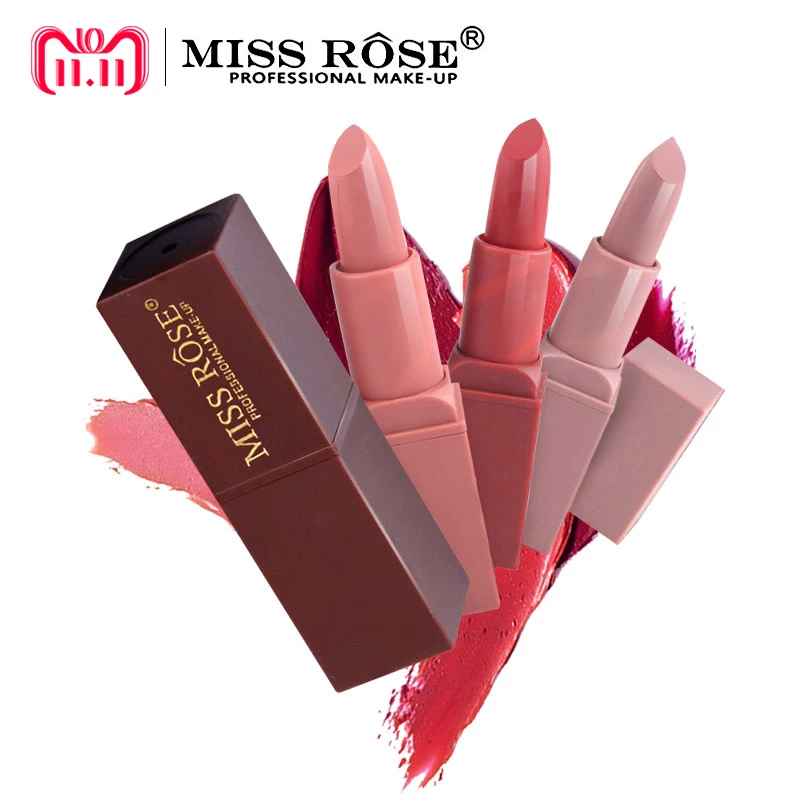 MISS ROSE губные помады 8 цветов макияж Красный цвет губы бальзам для губ легко