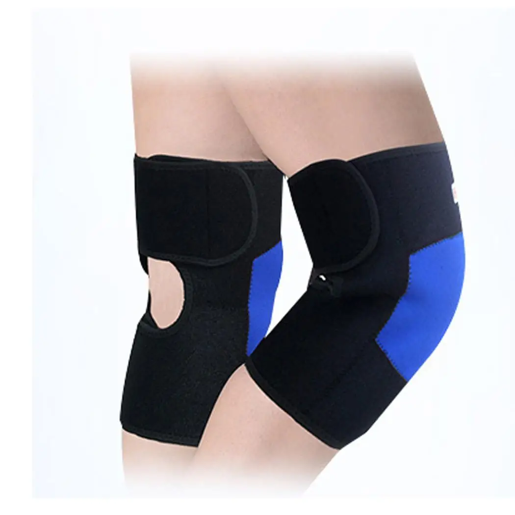 1 пара Регулируемый Self грелки для колен ремень поддержки колена Магнитный