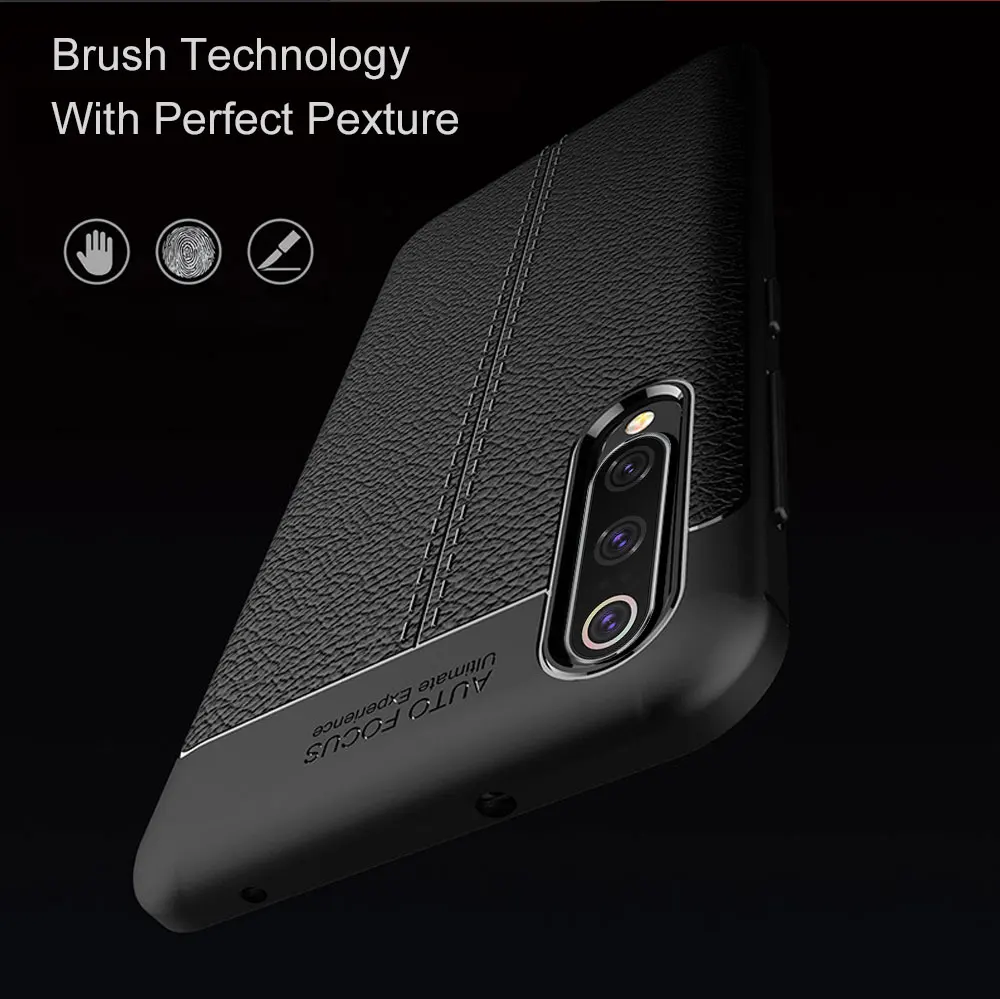 Чехол для Xiaomi mi 9 SE ультратонкий кожаный мягкий силиконовый чехол из ТПУ телефона