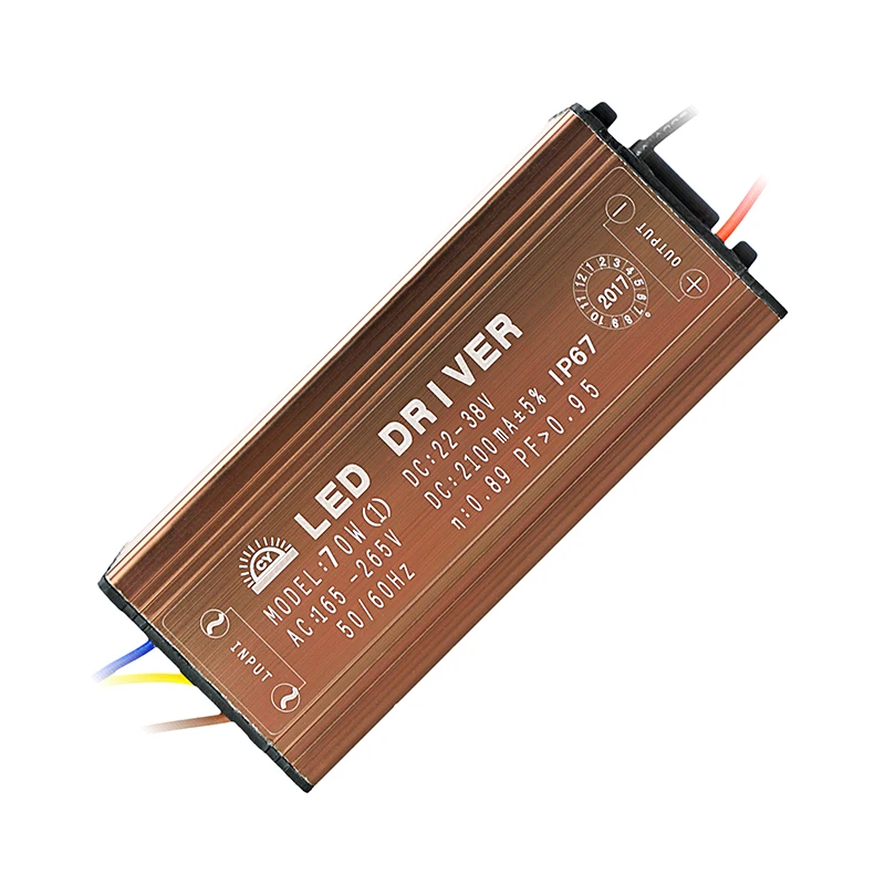 Светодиодный источник питания 10 Вт 20 30 50 70 преобразует AC100 265V в DC22 38V драйвер для