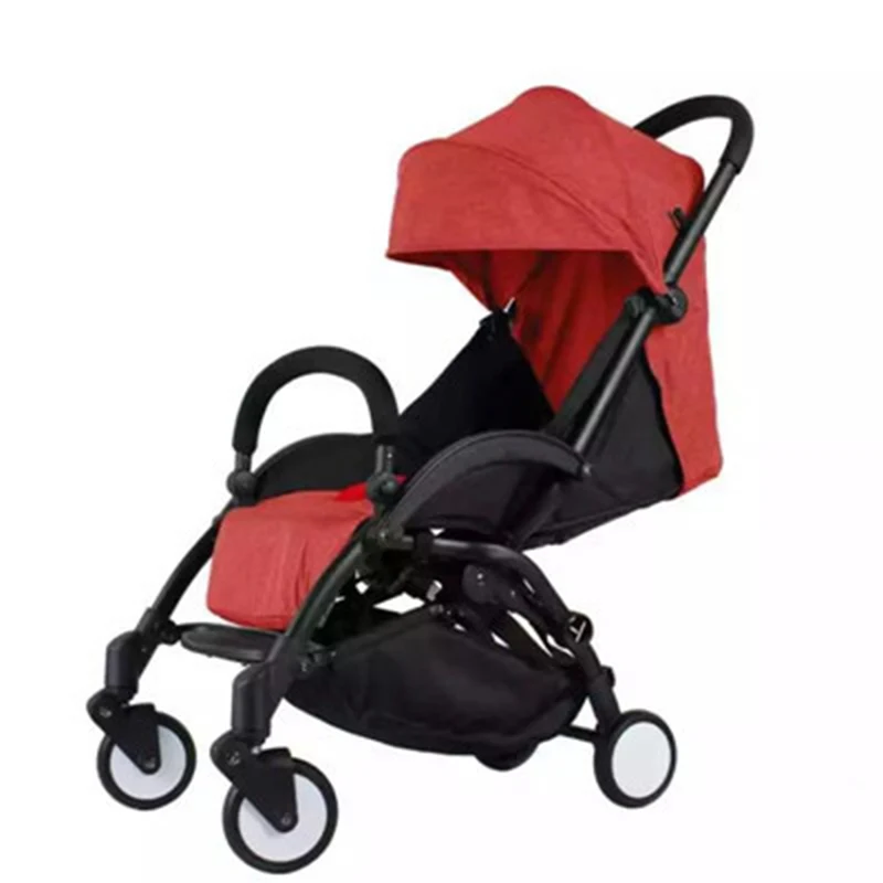 2018 baby strollers ultra-lightweight folding can sit lie high landscape umbrella trolley summer and winter | Мать и ребенок