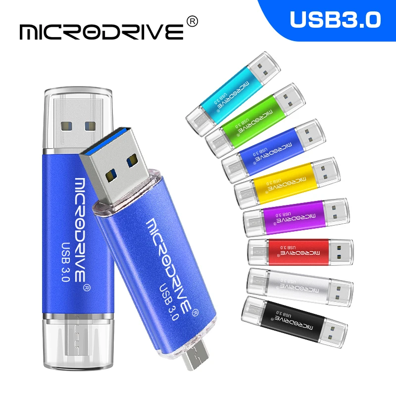 Полный объем Usb 3 0 OTG USB флэш накопитель для смартфонов/планшетов/ПК 16 ГБ 32 64 Гб 128