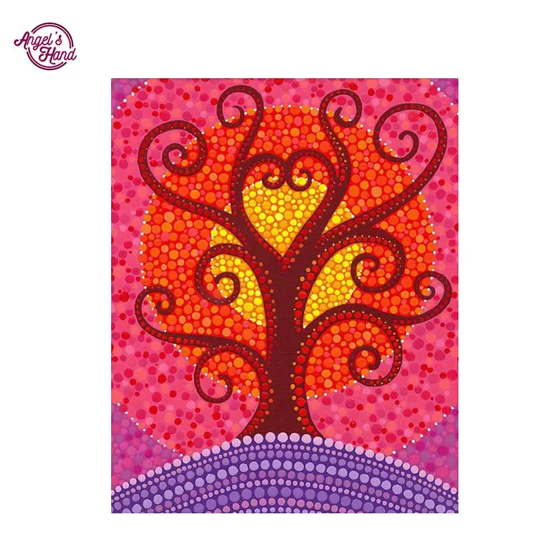 Ангела руки современного искусства 3D сделай сам полный алмазов картина вышивка