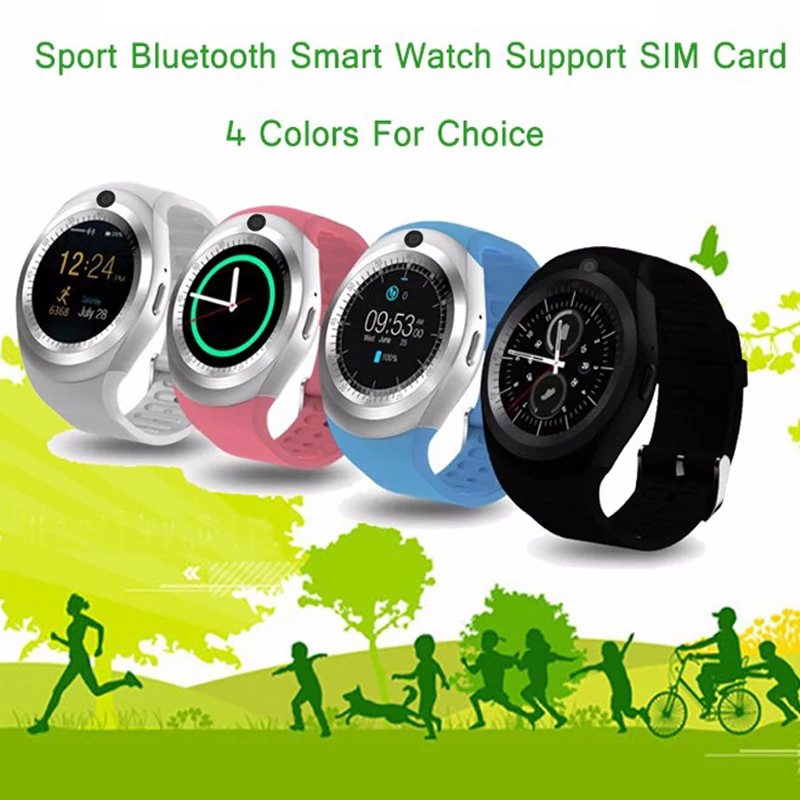

KESHUYOU Camera Smart watch Bluetooth 2G Men smartwatch Multilingual SIM TF Android IOS Call Watch For phone Samsung HUAWEI
