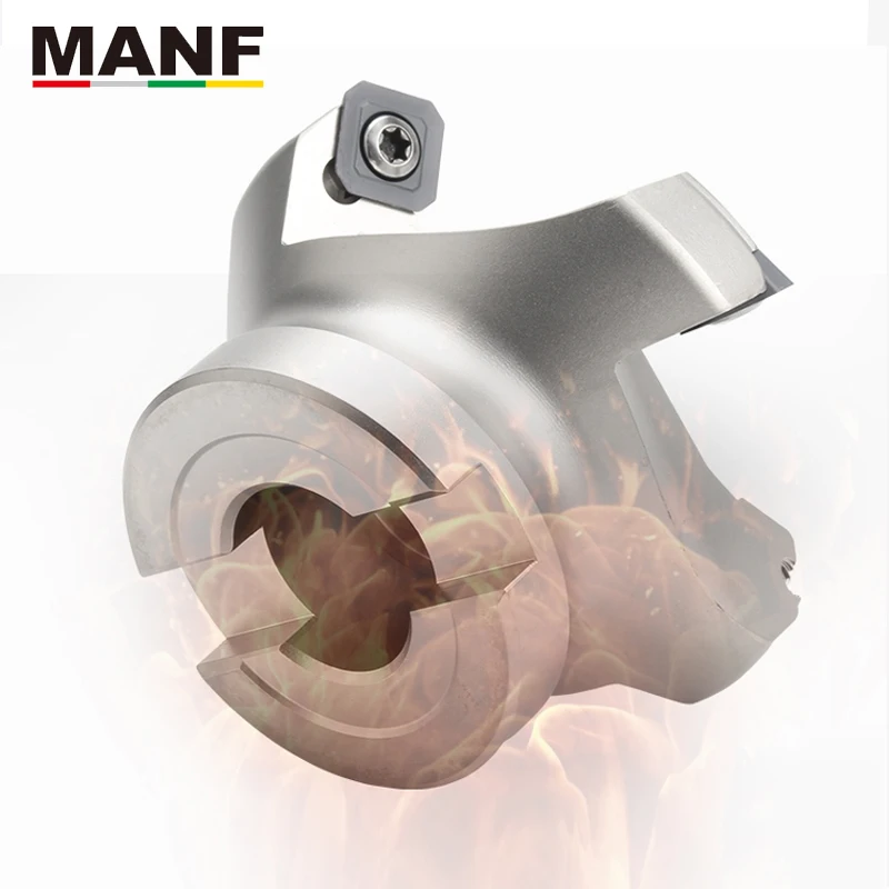 MANF KM12-50-22-4T Сменные фрезы для лица зажимаются быстрая подача сплава концевые фрезы обработки плиты для SEKT1204 вставки