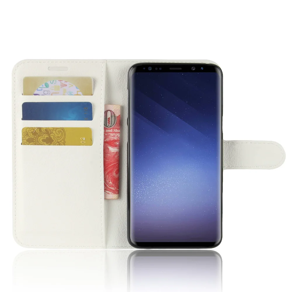 Кожаный чехол-кошелек с откидной крышкой для Samsung Galaxy S3 S4 S5 S6 S7 Edge S8 S9 Plus Active S7562 S7272
