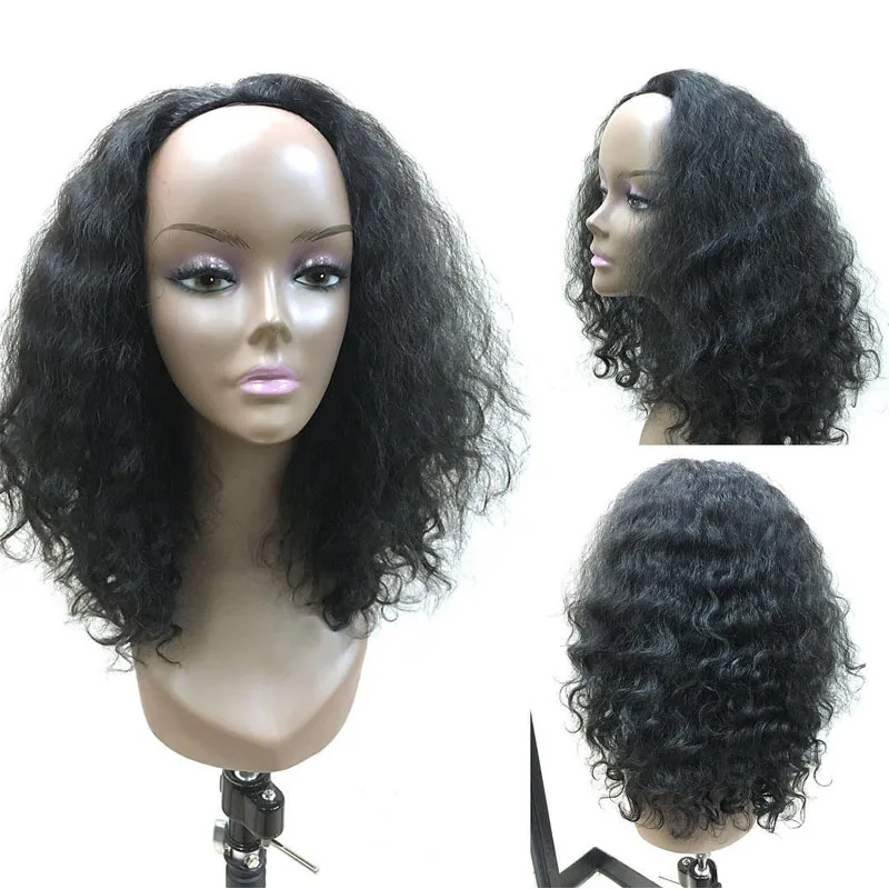 Парики из натуральных волос на кружевной основе натуральные черные парики 150%