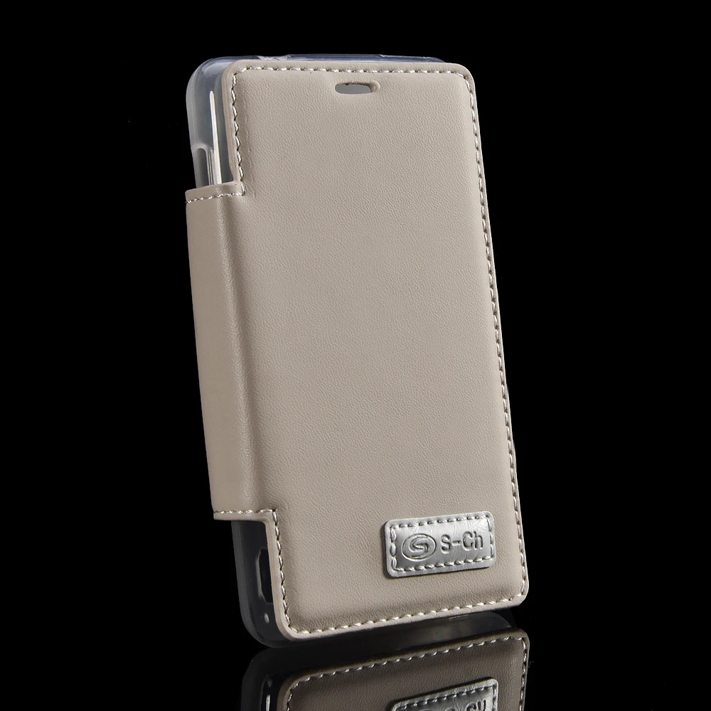 Для Sony Xperia E C1605 мягкий чехол из искусственной кожи ТПУ с подставкой и откидной
