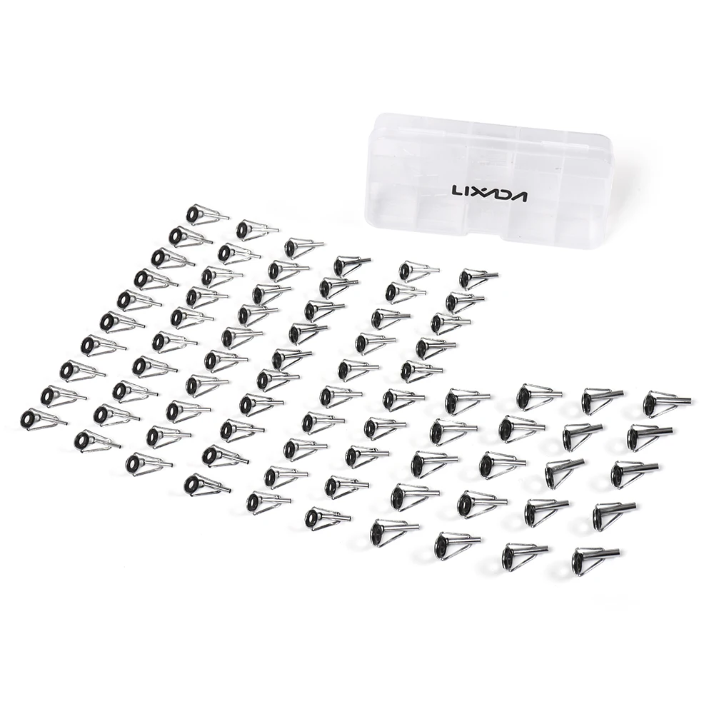 80 шт. набор для ремонта удочки из нержавеющей стали|rod guides|fishing rod tipsrod tip guide |