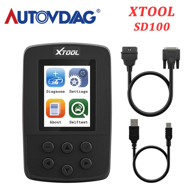 XTOOL SD100 полный OBD2 считыватель кодов диагностические инструменты автомобильные