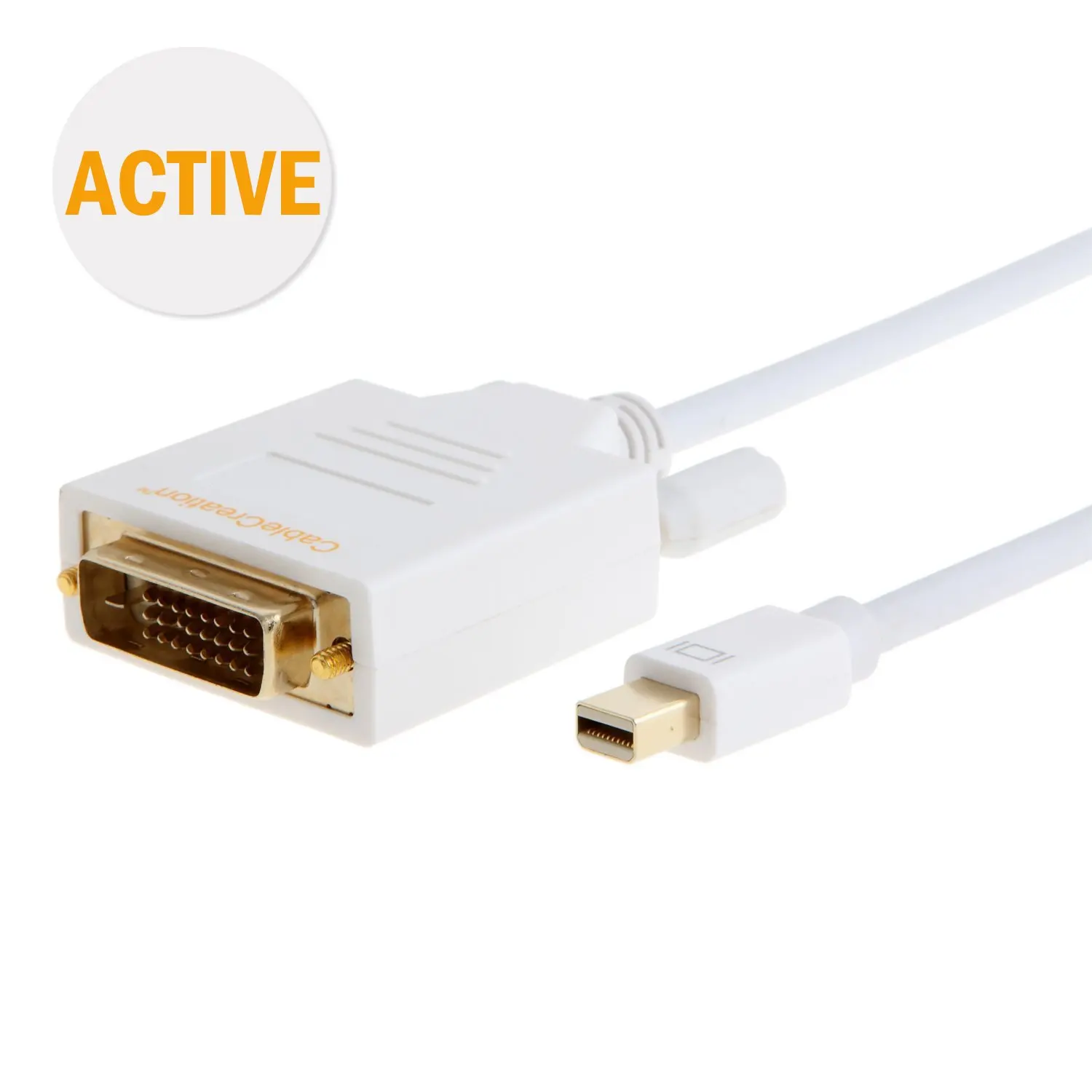 Mini DP to DVI JORINDO (Active) DisplayPort кабель (совместимый с портом Thunderbolt) 6 футов белый