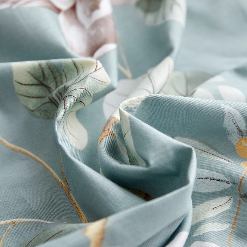 Чистый хлопок пододеяльник Детские комплекты для девочек синее лоскутное одеяло