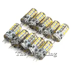 10 шт. G4 светодиодный лампы высокой Мощность 3 Вт SMD2835 3014 ACDC 12V AC 220V белыйтеплый белый светильник для замены галогеновой Точечный светильник люстра