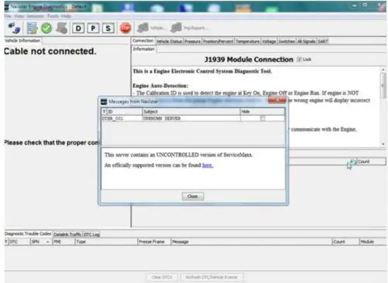Международная Диагностика двигателя Navistar Нестандартная разблокировка 2018|navistar
