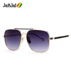 Солнцезащитные очки-авиаторы JackJad мужские, модные брендовые дизайнерские качественные солнечные очки с квадратной металлической оправой, 2020