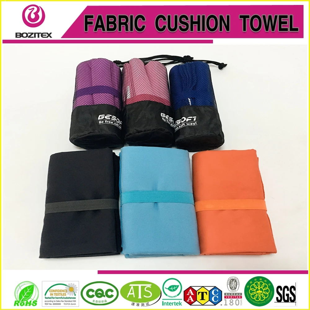 China brand right outdoor sports microfiber towel swimming trip yoga quick dry with mesh bag |