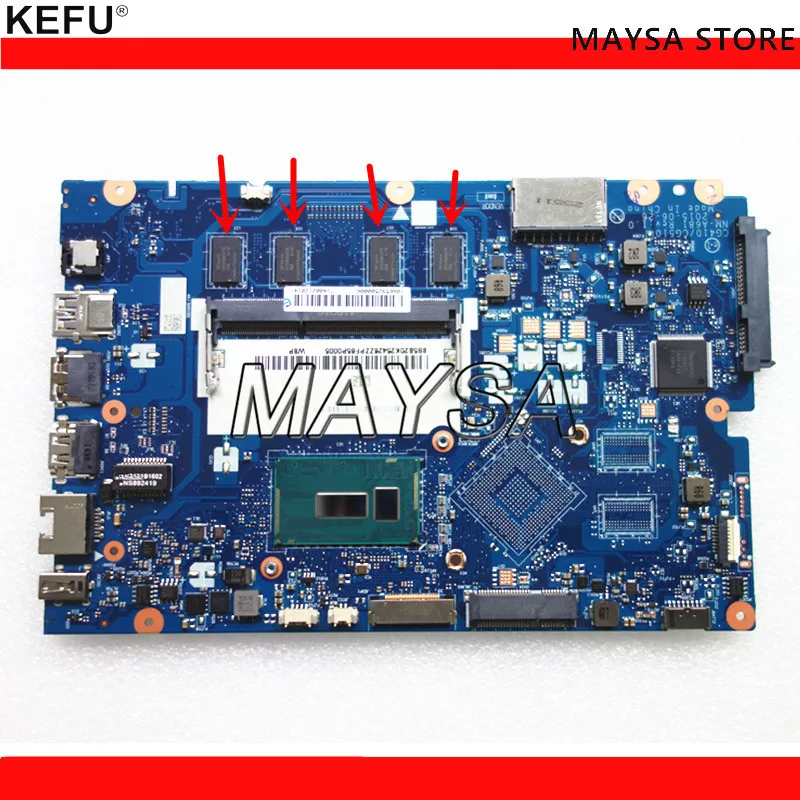 KEFU CG410/CG510 материнская плата для Lenovo 100 15IBD ноутбука с 3215U NM A681