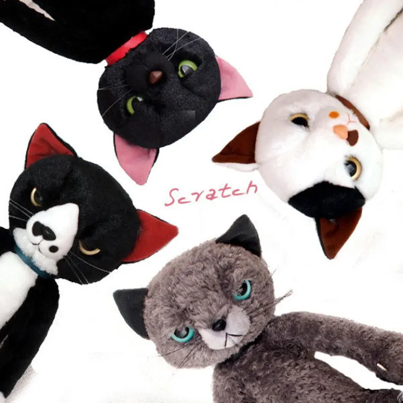 40 см чучело кошки плюшевые игрушки Японии нуля котенок peluche Sharp Paw Neko мягкая