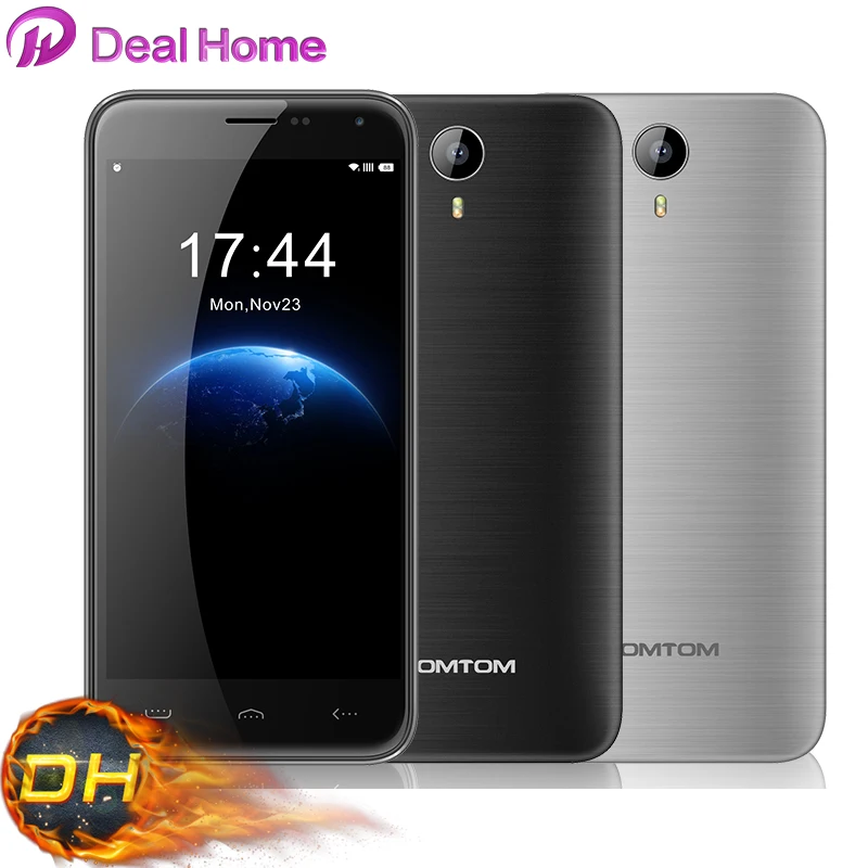 Оригинальный HOMTOM HT3 мобильного телефона 5 0 &quotAndroid 1 HD 1280*720 3g WCDMA MTK6580 4 ядра 3000 мАч ГБ