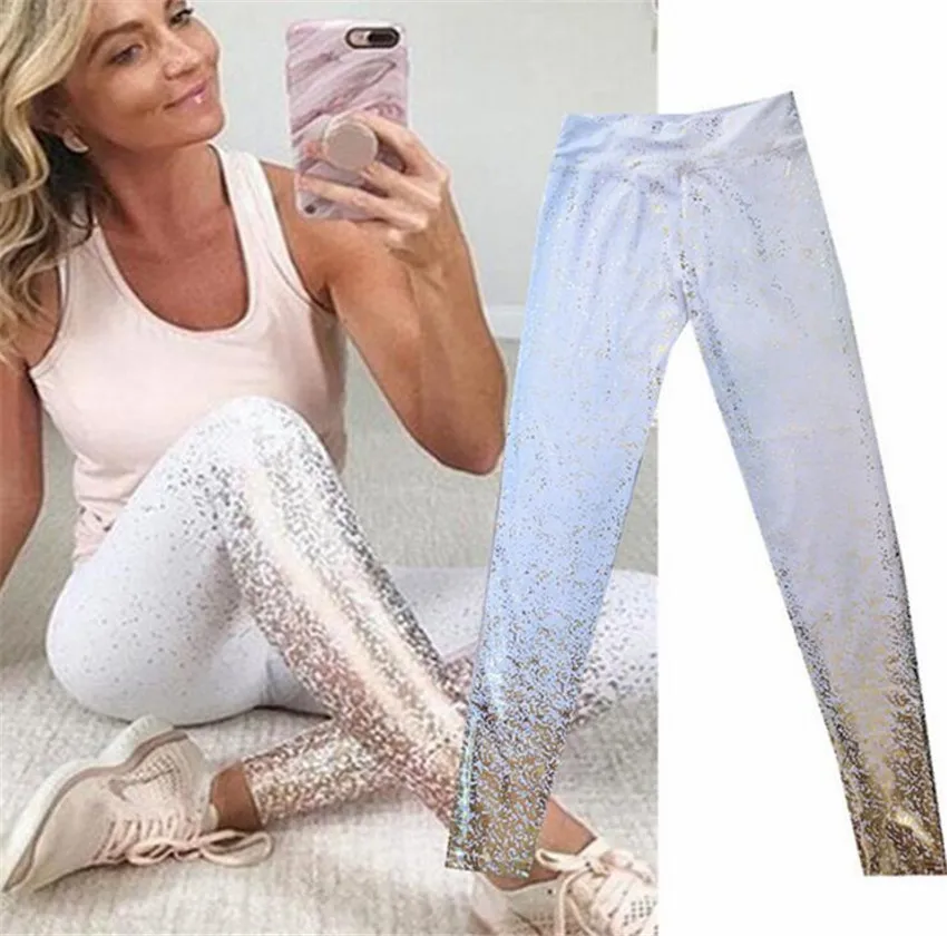 CB381 white pant Тренировочный костюм с горячей штамповкой, костюм из двух частей для женщин, комплект для йоги, спортивные женские штаны для фитнеса, леггинсы, штаны для йоги с эффектом пуш-ап, спортивная одежда - Цвет: CB381 white pant