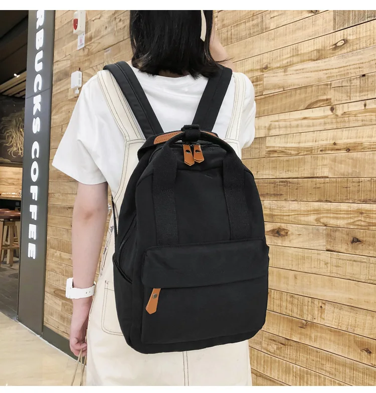 Bag bag female Korean high school students backpack ins wind ancient campus fashion small backpack
