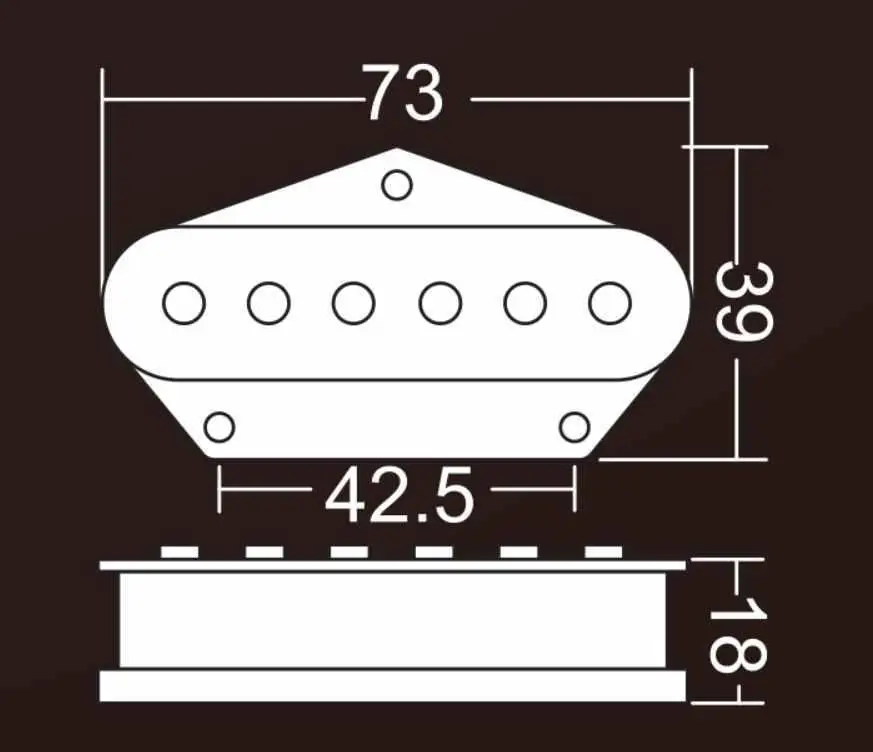 KAISH 50 винтажный звук Alnico 5 TL мост Пикап гитара ЗВУКОСНИМАТЕЛИ ДЛЯ Telecaster | Спорт и