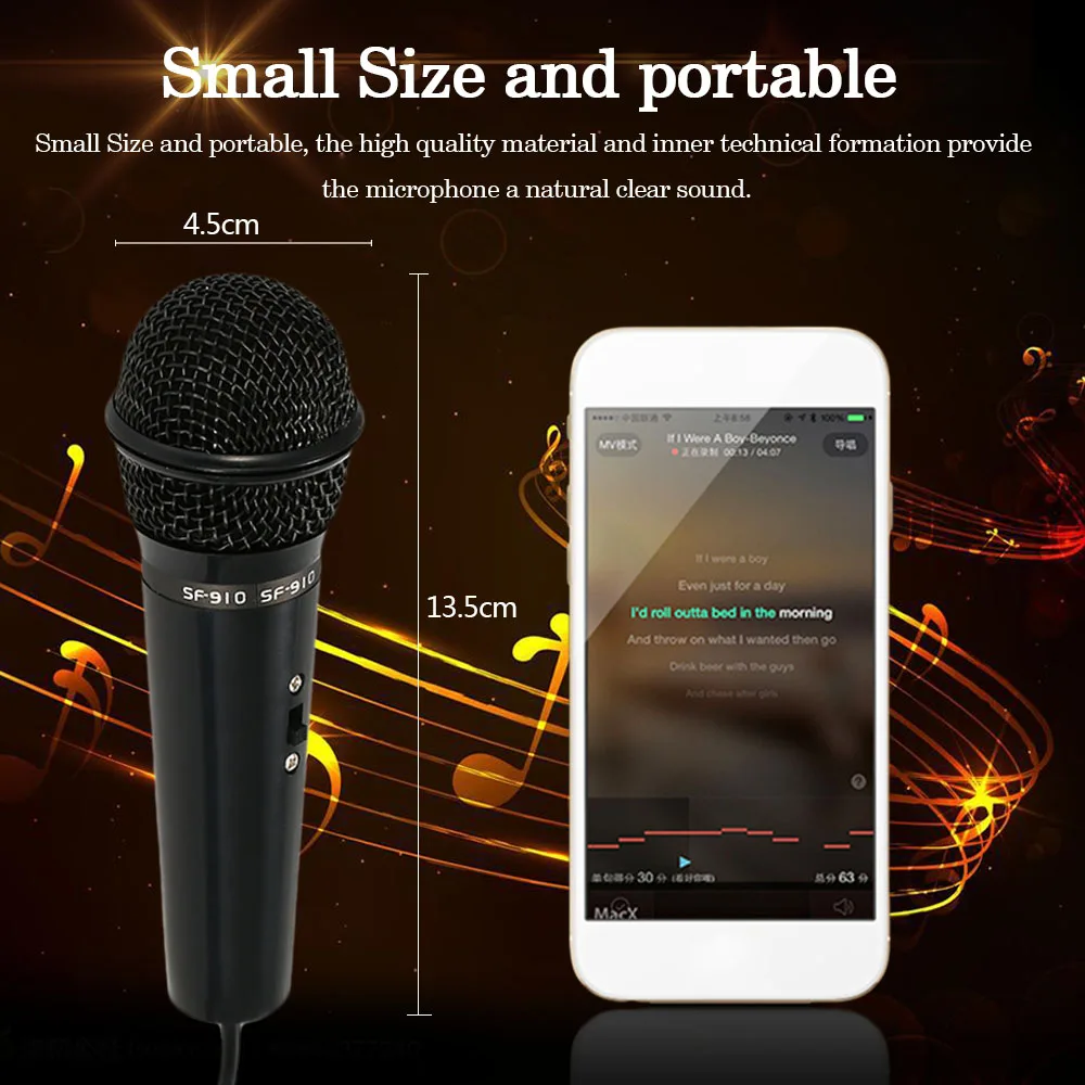 SF-910 3 5 мм стерео микрофон с подставкой для микрофона шумоподавлением Plug &amp Play