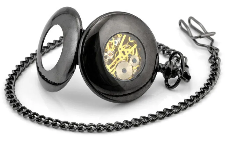 Часы-скелетоны Мужские механические антикварные карманные деловые с