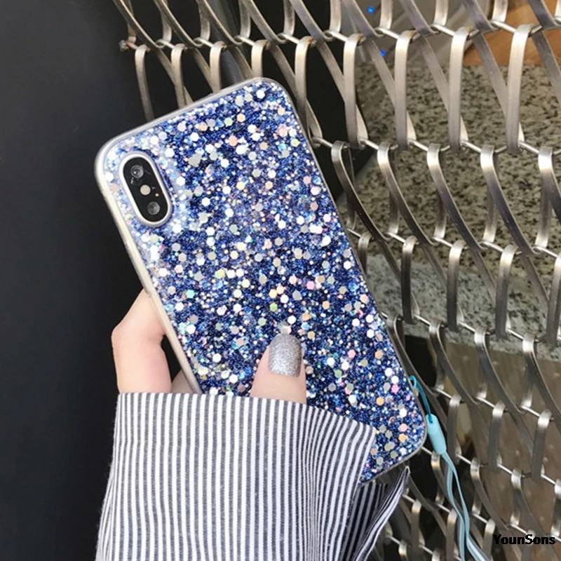 Case for Huawei Nova 3 2i P Smart P20 Pro P10 P9 P8 Lite 2017 Cases Silicon Bling Glitter Honor 7A 7C 8 9 10 Y5 Y6 Y7 2018 |