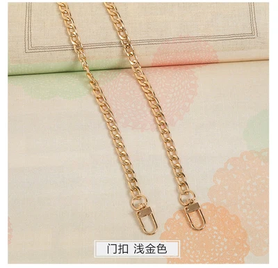 60 cm length 1 шт четыре цвета металлическая цепочка для Сумки Sac Chaine сумка Запчасти для сумки металлический ремешок для сумки ремни через плечо для сумки цепь - Цвет: 60 cm length