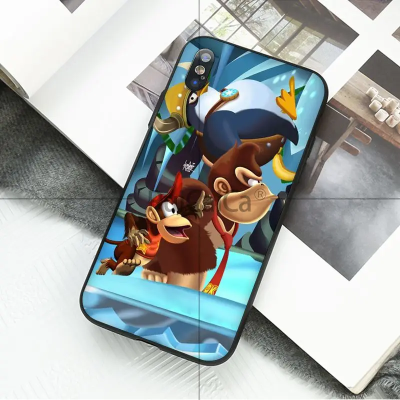 Ruicaica Ослик Конг кантри ТПУ Мягкий силиконовый чехол для телефона Apple iPhone 8 7 6 6 S Plus X XS MAX 5 5S SE XR мобильные чехлы