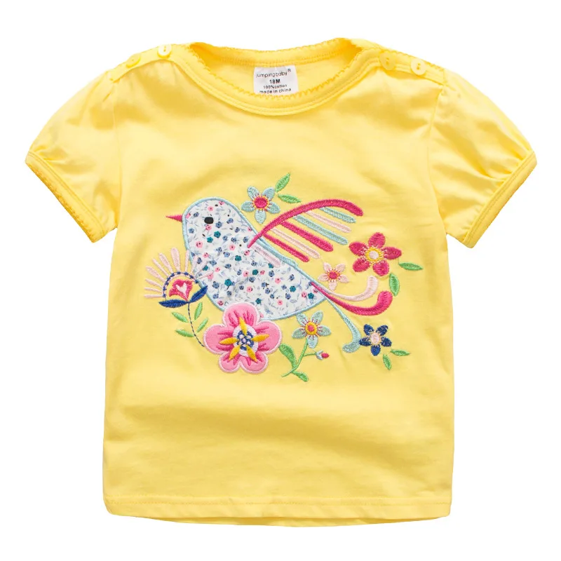 

Новинка 2017 года; Брендовая детская одежда из 100% хлопка для маленьких девочек; футболки; детская блузка; футболки; повседневная одежда с геро...