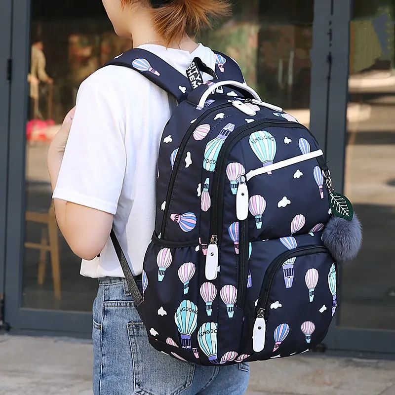 

OKKID kids cute printing school backpack school bags for teenage girls large waterproof backpacks for children gift dropshipping