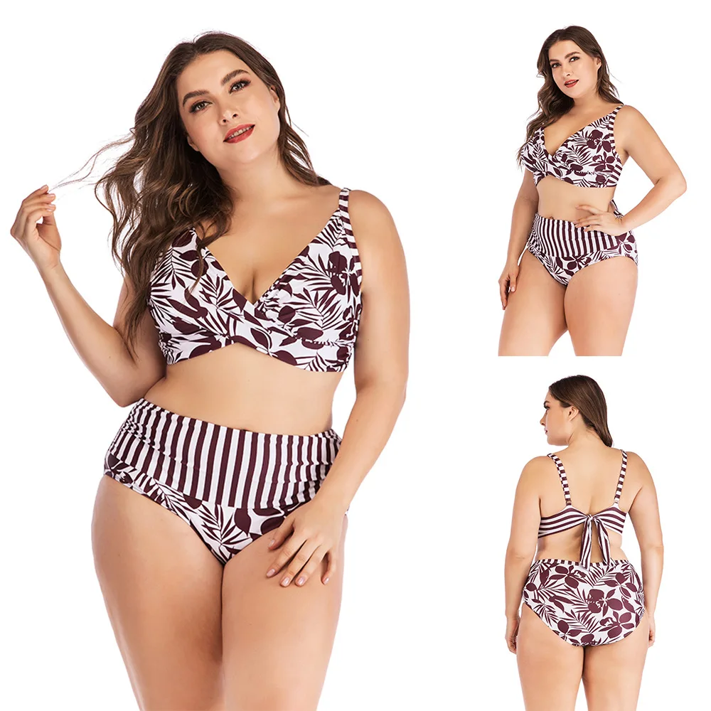 В стиле пэчворк пикантные летние принт бикини женский купальный костюм Пляжная