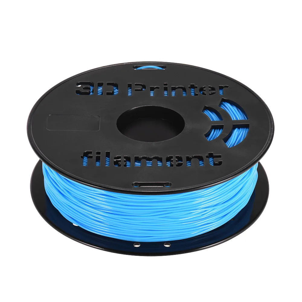 Light Blue 1KG/ Spool 1.75mm Flexible TPU Filament Printing Material Supplies for 3D Printer Drawing Pens - Цвет: Light Blue