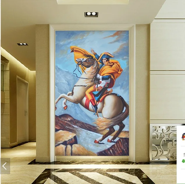 

3d wallpaper custom mural European paintings napoleon porch home decor background living room photo wallpaper for walls 3 d