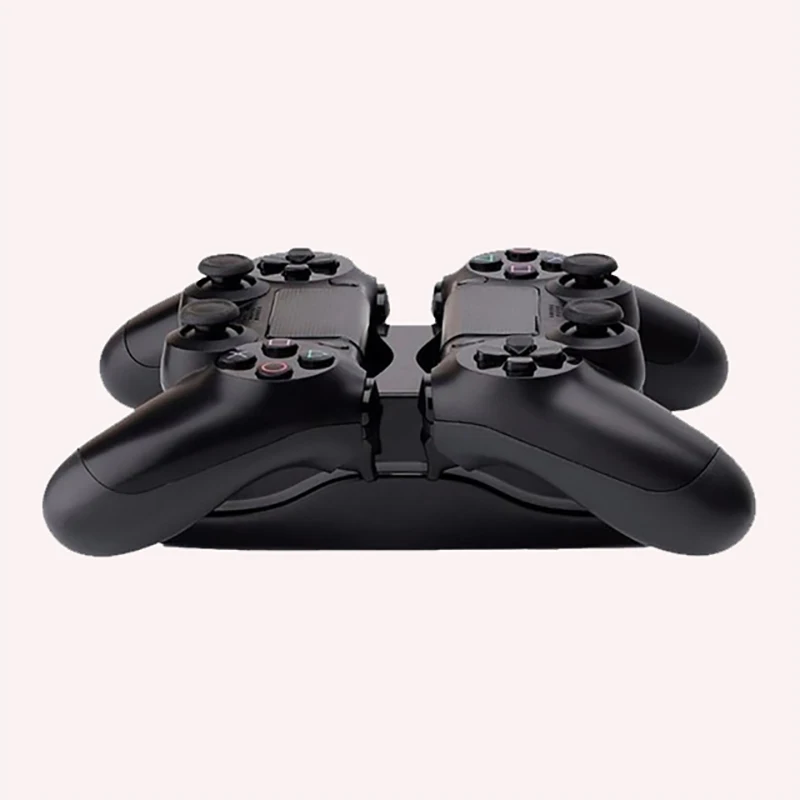 Красочная подставка для зарядки PS4 контроллер LED DC 5V двойной зарядное устройство