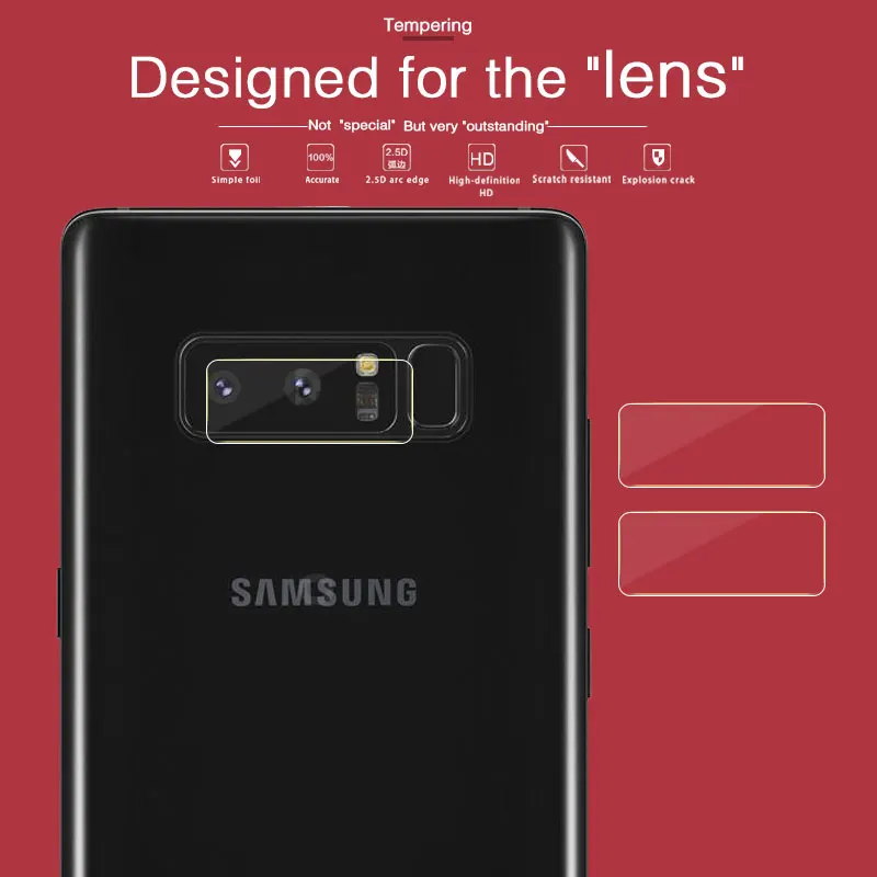 Защитная пленка для задней камеры из закаленного стекла Samsung NOTE 8 5100 N5110 S10 Folder2 Folder