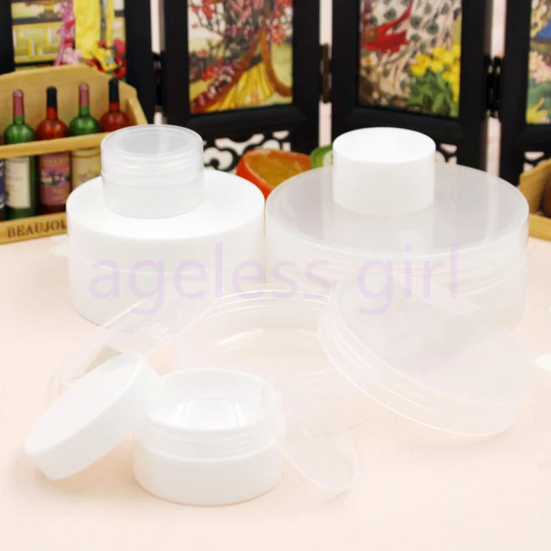 Прозрачная или белая банка для крема лица лосьона 3 г 5 10 30 50 100 | Красота и здоровье