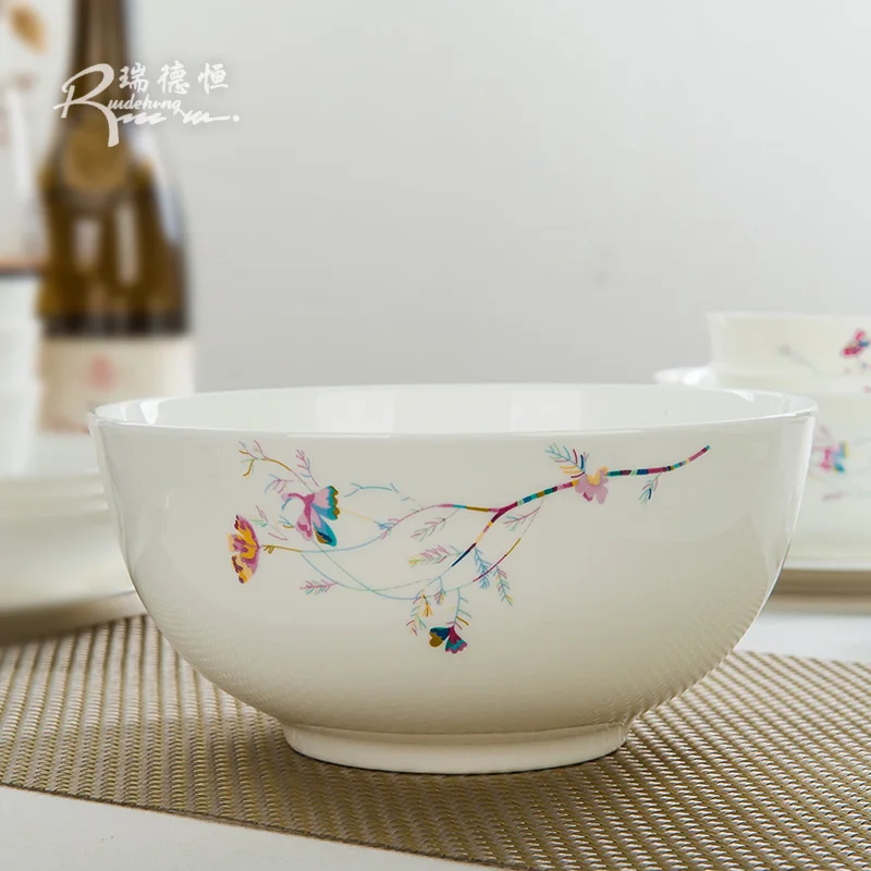 Guci корейские миски и блюда Tangshan домашние из высококачественного костяного