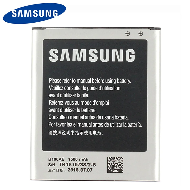 Оригинальный аккумулятор Samsung B100AE для SAMSUNG Galaxy Ace 3 4 S7898 S7278 S7272 S7568i S7270 S7262 i679 i699i G313H