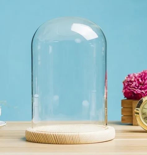 Glass cover Новинка года, стойка для часов астронавта, старинная ключница, кольцо, серьги, браслеты, подарок, дисплей, органайзер с губкой - Цвет: Glass cover