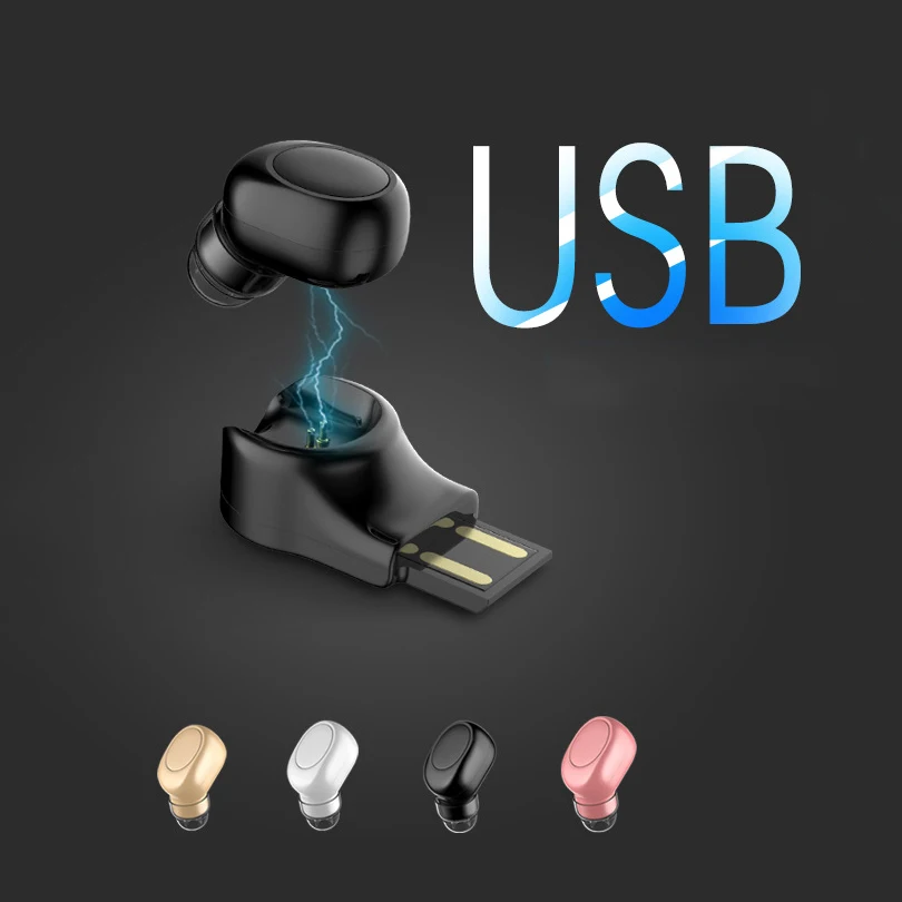 Aibesser зарядка через usb сотовом телефоне bluetooth наушник супер мини поддержка